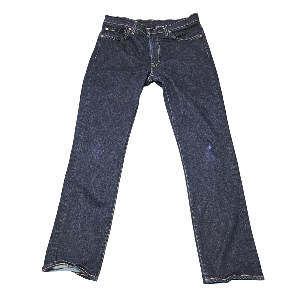 Levis Premium 34x32 Dark Wash Straight Leg Jeans Denim Y2K Grunge Normcore Skate